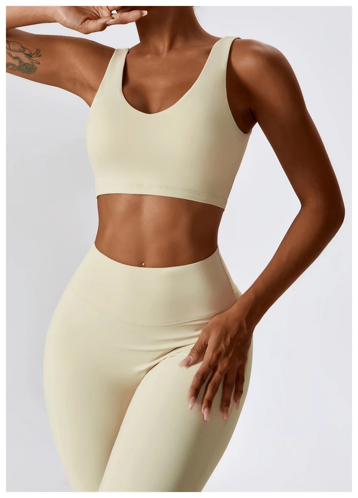 Apex Ritual – Yoga Set 2PCS Seamless Women Sportswear – Gym Legging Fitness Bra Crop Top