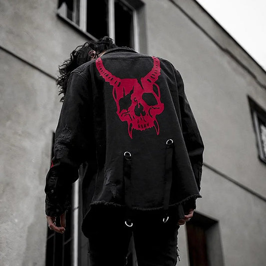 Apex Ritual – Gym Mens Denim Jacket – Fashion Motorcycle Jeans Jacket Casual Sports Fitness Coat
