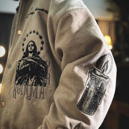 Apex Ritual – Trendy Heavy Embroidered Baseball Jacket – American High Street Y2k Hip-Hop  Jacket