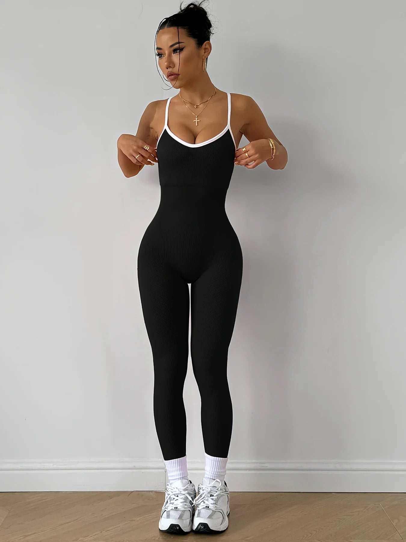 Apex Ritual – Women's One-Piece Sports Romper – Running & Gym Workout Jumpsuit
