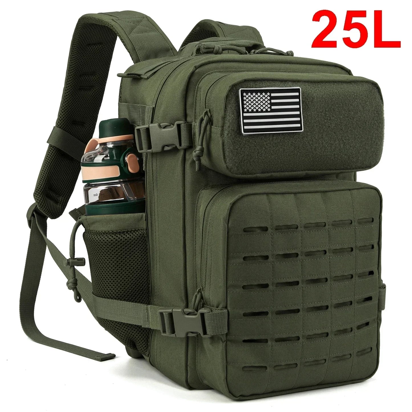 Apex Ritual – Tactical Molle Backpack 25L/45L – Military-Style Gym & Outdoor Hiking Rucksack
