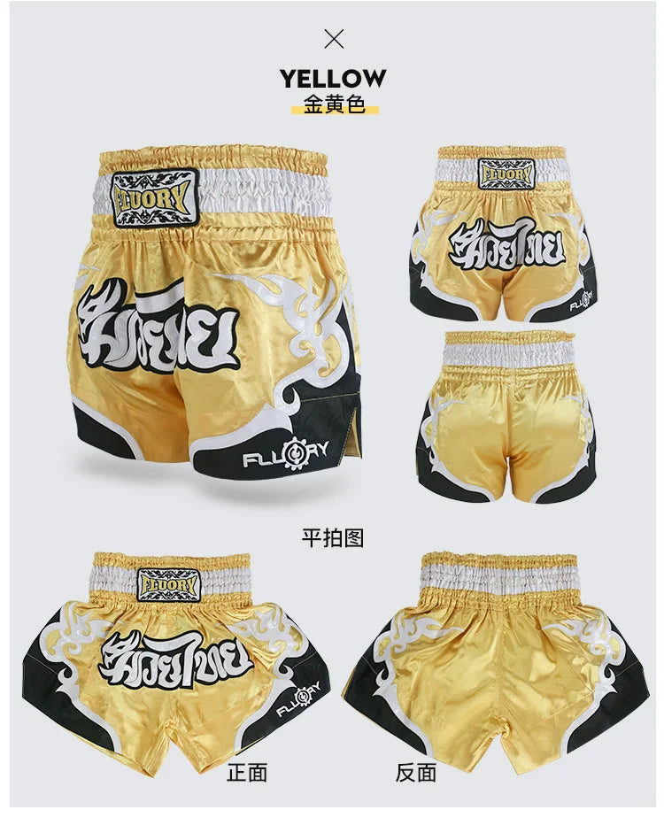 Apex Ritual – Women's MMA Shorts – Embroidered Muay Thai Boxing Shorts