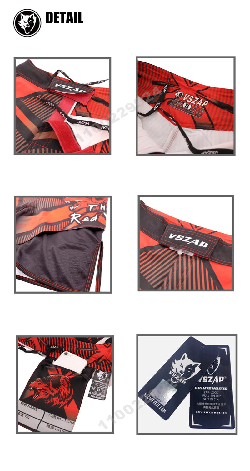 Apex Ritual – MMA Fight Shorts – Muay Thai BJJ Grappling Sanda Boxing Training Trunks