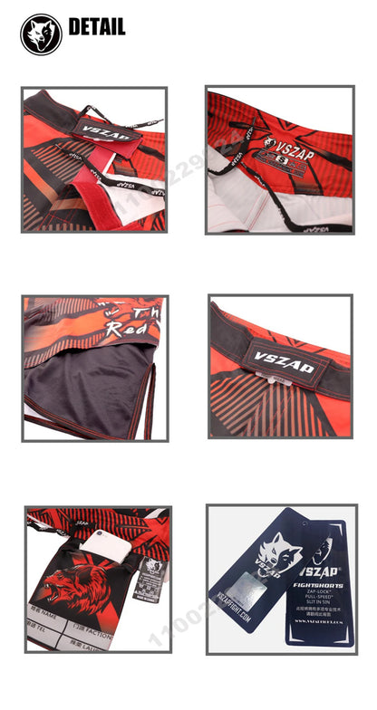 Apex Ritual – MMA Fight Shorts – Muay Thai BJJ Grappling Sanda Boxing Training Trunks