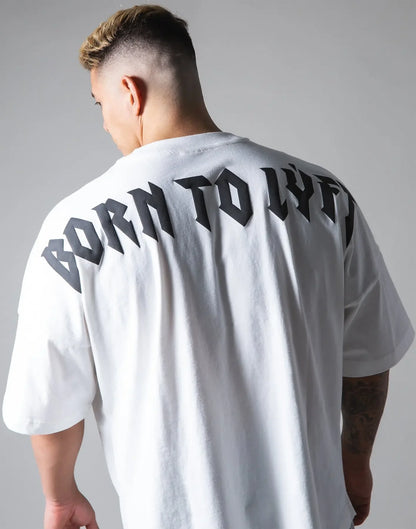 Apex Ritual – メンズ ゆったりフィット サマー スポーツ Tシャツ – フィットネス バスケットボール 半袖 韓国スタイル