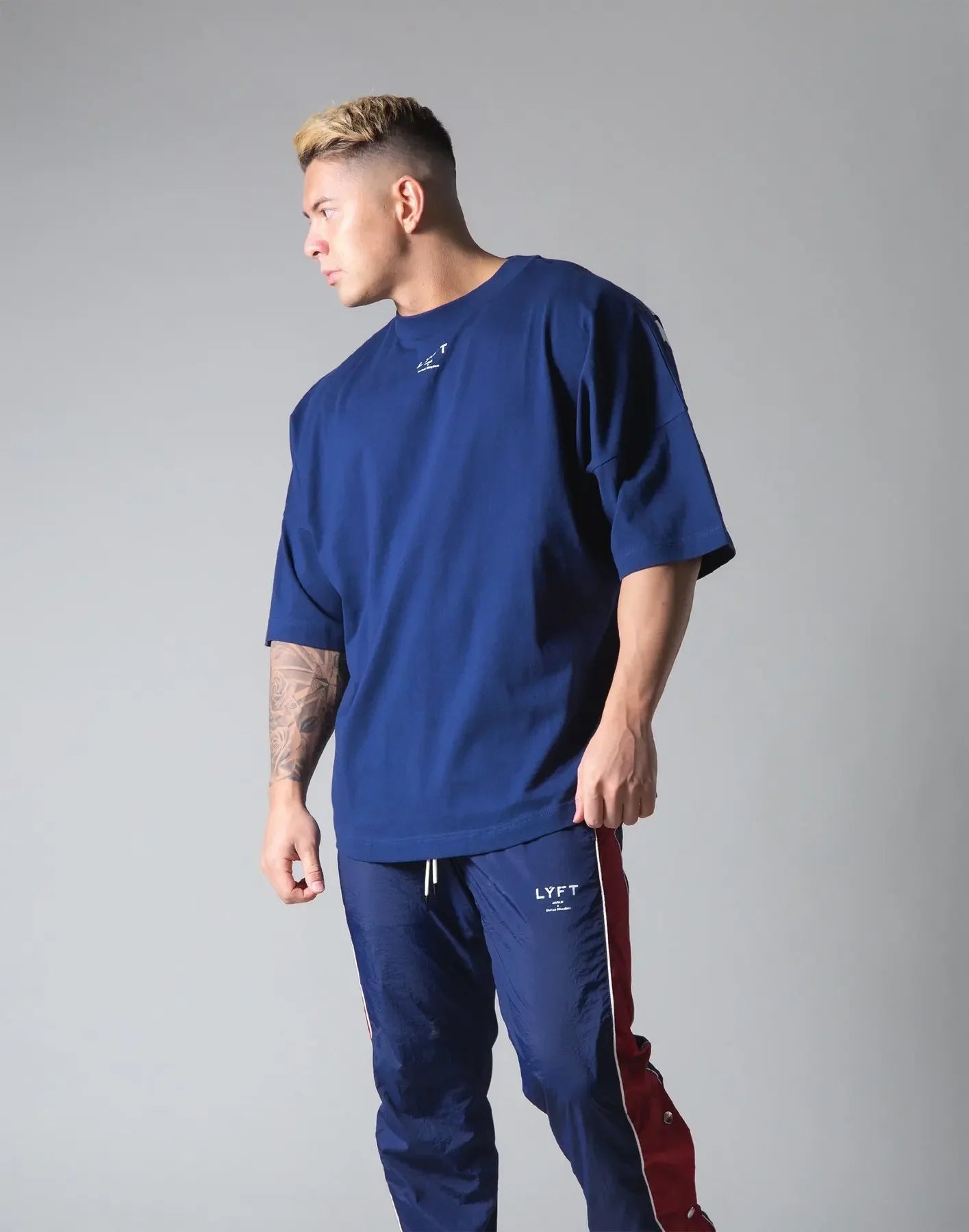 Apex Ritual – メンズ ゆったりフィット サマー スポーツ Tシャツ – フィットネス バスケットボール 半袖 韓国スタイル