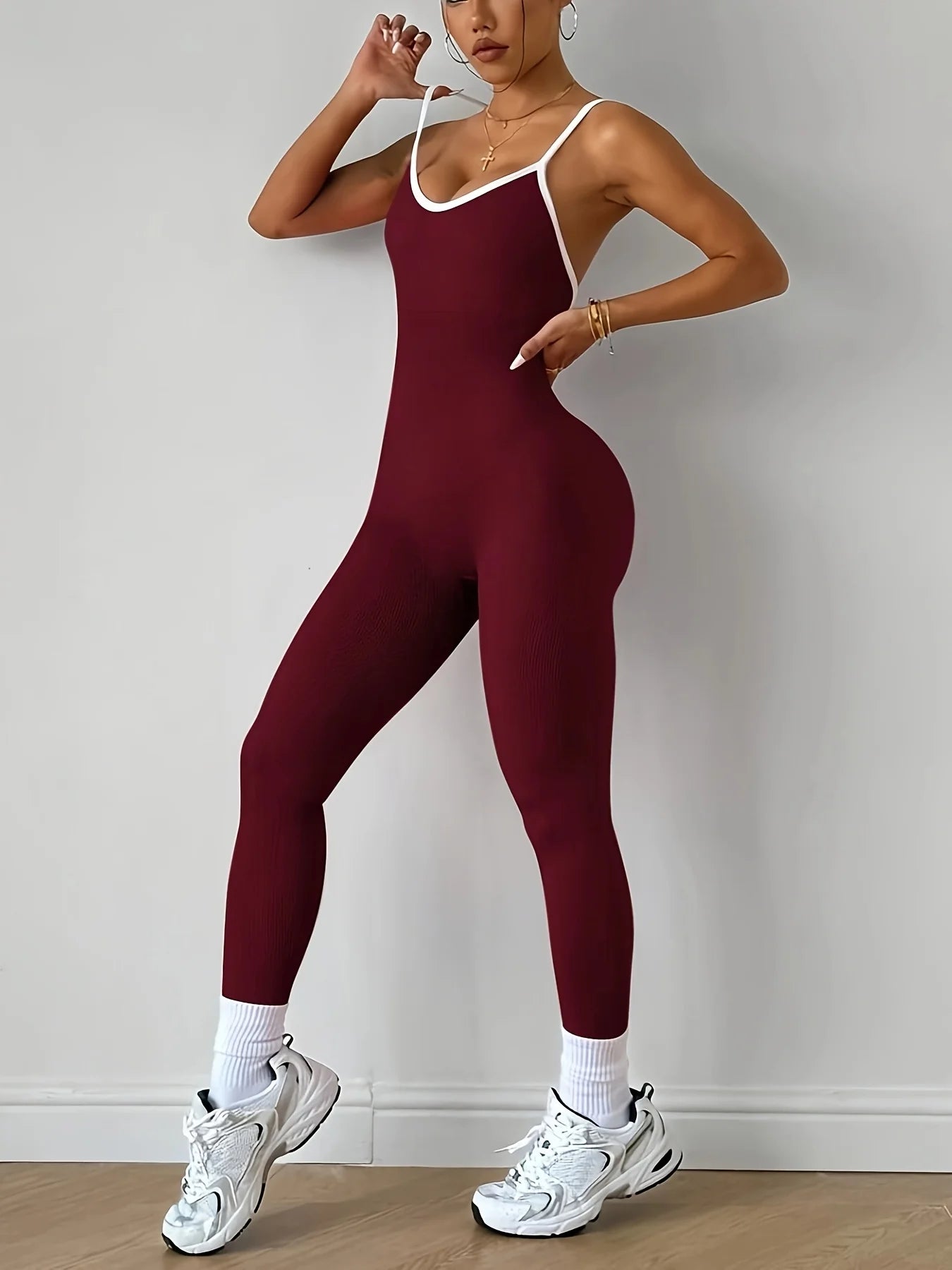 Apex Ritual – Women's One-Piece Sports Romper – Running & Gym Workout Jumpsuit