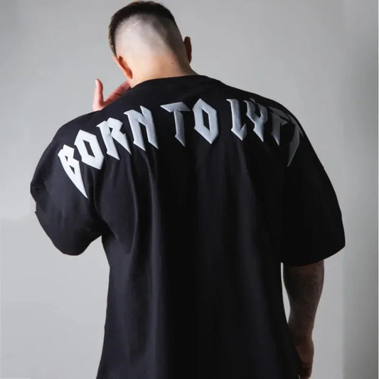 Apex Ritual – Loose Fit Men's Summer Sports T-Shirt – Fitness Basketball Short Sleeve Korean Style