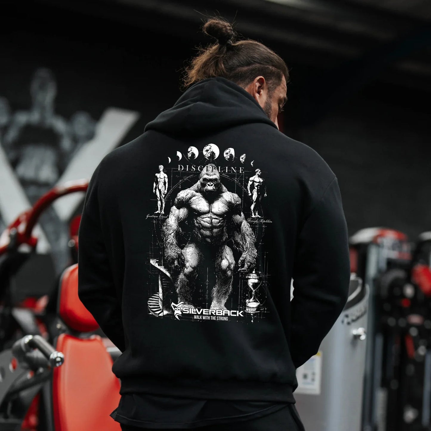 Apex Ritual – Men's Gym Fitness Hoodie – Autumn Long Sleeve Hooded Pullover Printed Sweatshirt