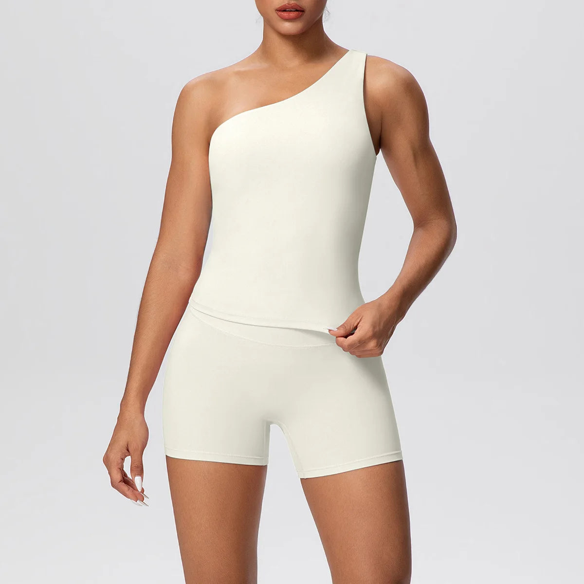 Apex Ritual Women's 2-Piece Sports Set – Push-Up Bra & Shorts