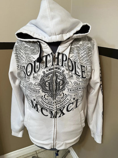 Apex Ritual – Explosions Y2K Hooded Sweater Men – American Retro Hip-Hop Graffiti Unisex Zipper Hoodie