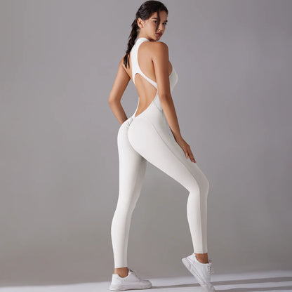 Apex Ritual – Women's Tummy-Control Sports Bodysuit – Yoga & Gym One-Piece