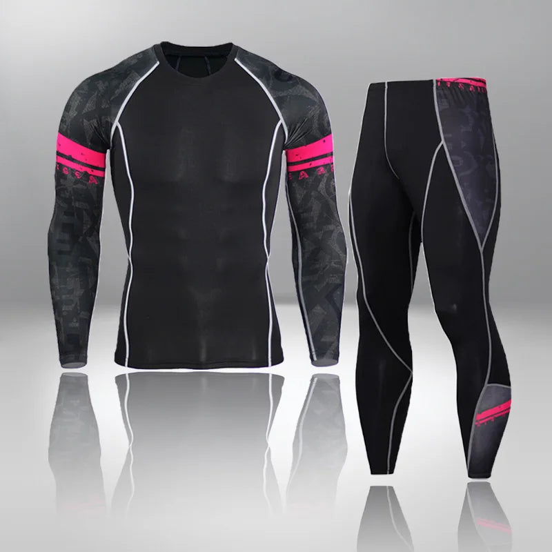 Apex Ritual – Men's Thermal Underwear Sets Compression Sport Suit – Quick Drying Long Johns