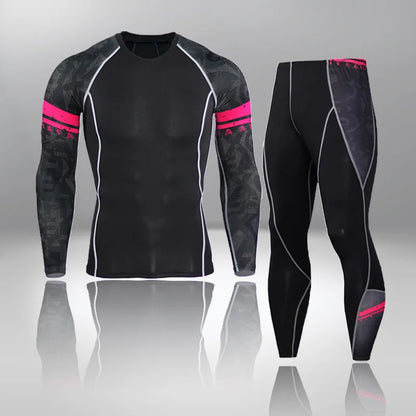 Apex Ritual – Men's Thermal Underwear Sets Compression Sport Suit – Quick Drying Long Johns
