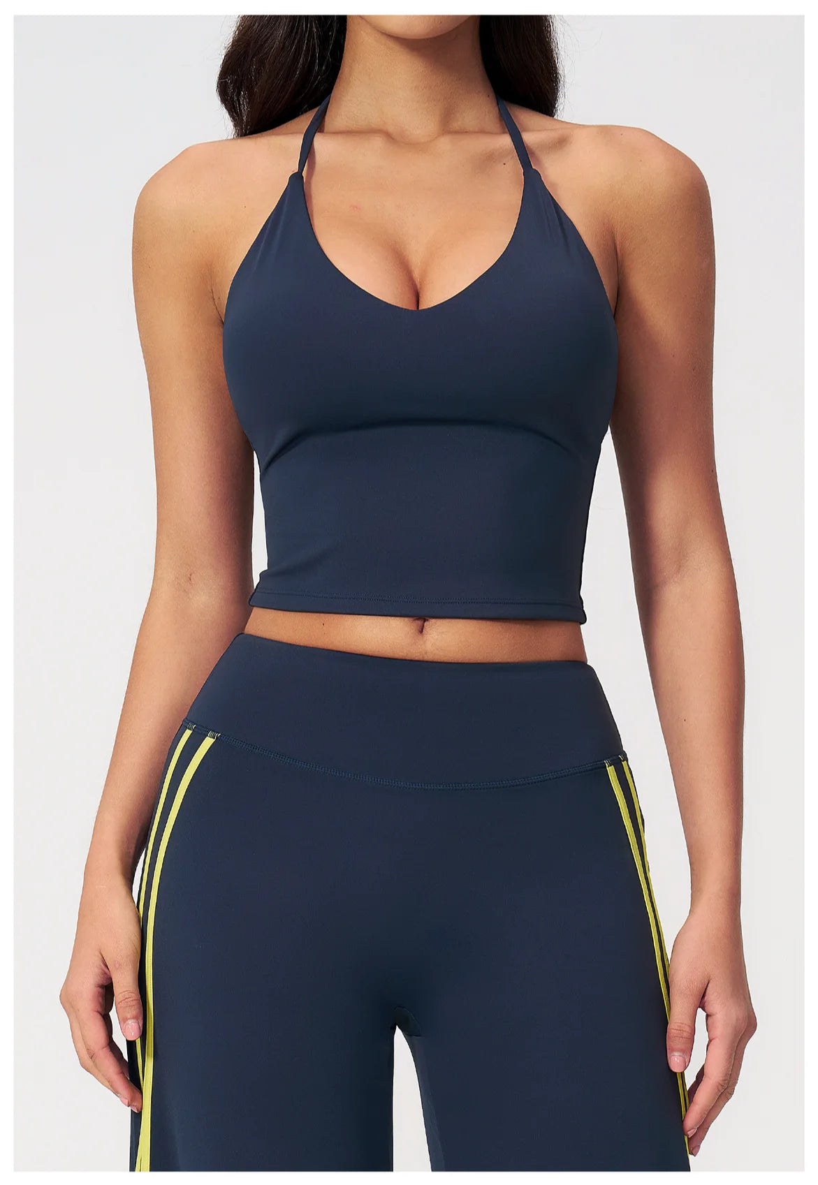 Apex Ritual – Yoga Tank Top Summer Women Deep-V – Fitness Shockproof Push Up Running Vest