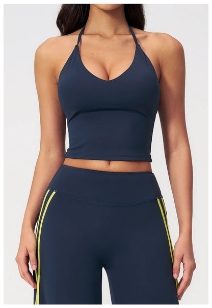 Apex Ritual – Yoga Tank Top Summer Women Deep-V – Fitness Shockproof Push Up Running Vest