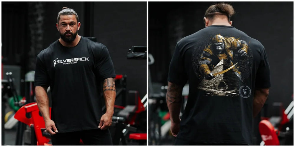 Apex Ritual – Oversized Gym T-Shirt – Loose Breathable Bodybuilding Fitness Tee