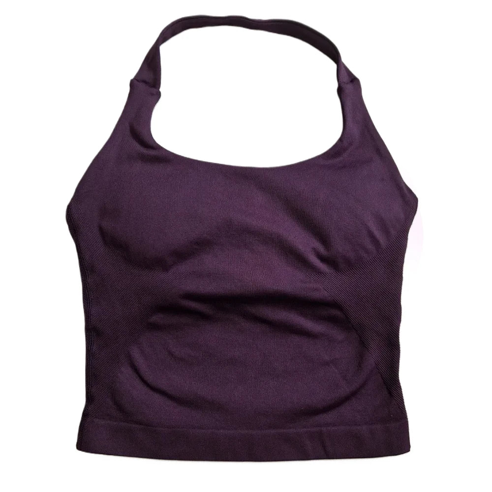 APEX RITUAL Women's Strappy Training Bra – Padded Seamless Support