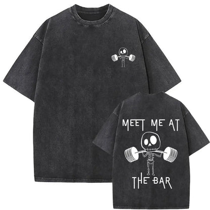 Apex Ritual – Anti Social Lifting Club Skeleton Gym Pump Cover T-Shirt – Funny Vintage Bodybuilding Tee