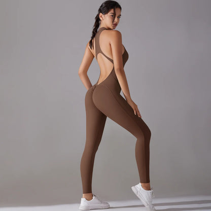Apex Ritual – Women's Tummy-Control Sports Bodysuit – Yoga & Gym One-Piece
