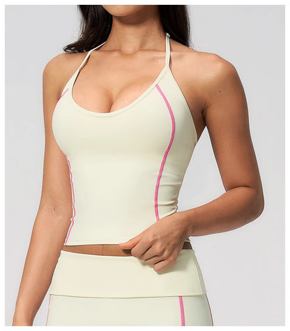 Apex Ritual – High Elastic Yoga Tank Top Women – Sports Vest Quick-Dry Workout Slim Gym Bra