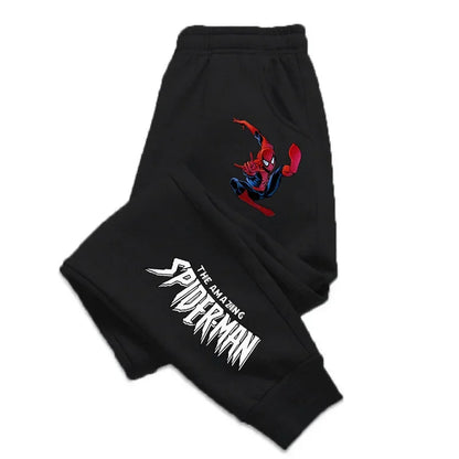 Apex Ritual – Men's Anime Print Fleece Joggers – Loose Fit Workout Running Pants