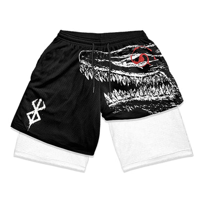 Apex Ritual – Men's 2-in-1 Training Shorts – Quick-Dry Double-Layered Gym Running Shorts