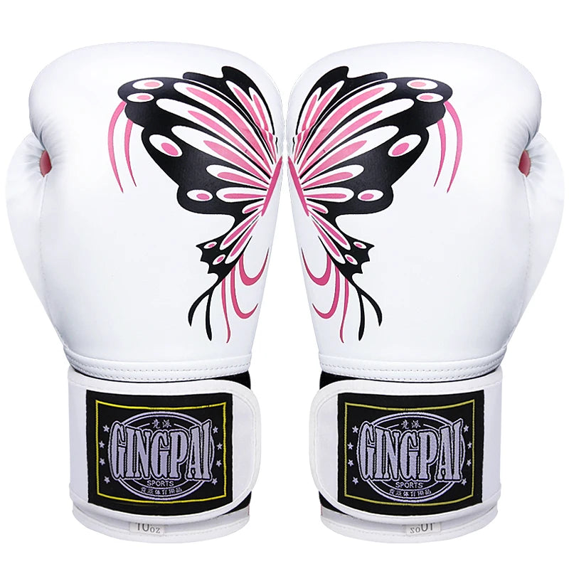 Apex Ritual – Women's 6-12oz Pink Butterfly Boxing Gloves – Muay Thai, MMA & Kickboxing Training