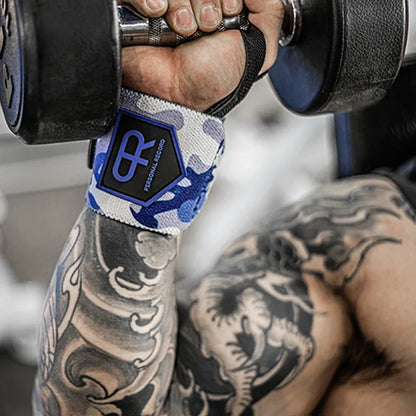 Apex Ritual – Camouflage Weightlifting Wrist Strap – Gym Fitness Wrist Wraps Band Strength Training (1 Pair)