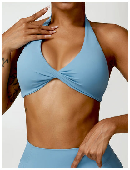 Apex Ritual – Women Sexy Back Gym Running Push Up Yoga Sports Bra – Triangle Cup Underwear