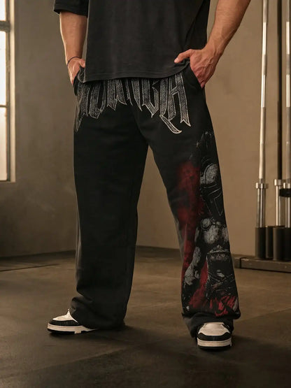 Apex Ritual Men's Cotton Training Pants – Loose-Fit Breathable Joggers