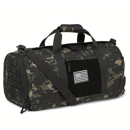 Apex Ritual 40L Gym Duffle Bag – Travel Sports Bag with Shoe Compartment