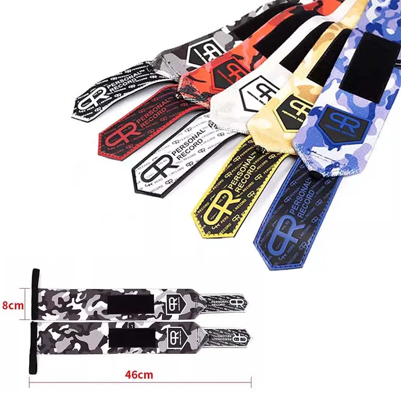 Apex Ritual – Camouflage Weightlifting Wrist Strap – Gym Fitness Wrist Wraps Band Strength Training (1 Pair)