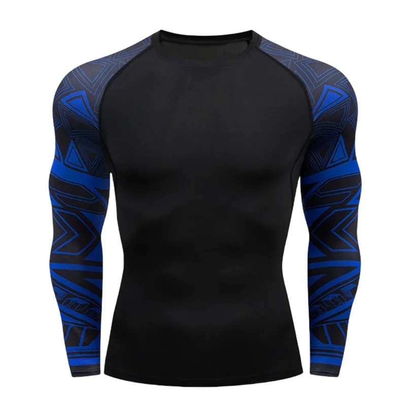 Apex Ritual – MMA Long Sleeve Rashguard – BJJ Muay Thai Compression Shirt Gym Boxing Jersey