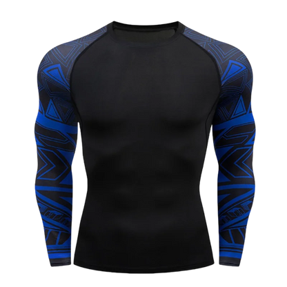 Apex Ritual – MMA Long Sleeve Rashguard – BJJ Muay Thai Compression Shirt Gym Boxing Jersey