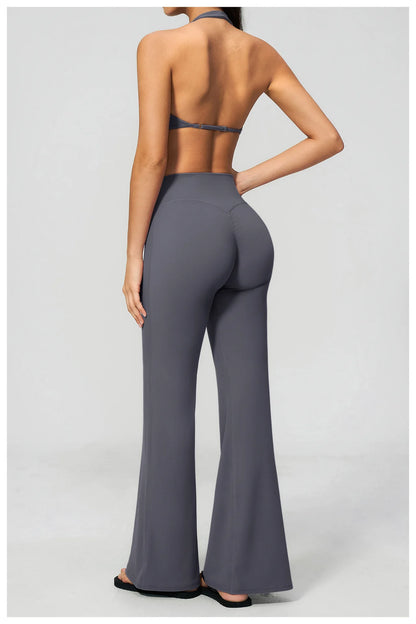 Apex Ritual – Yoga Set 2PCS Women – Gym Legging Fitness Bra Crop Top Long Sleeve Sports Suits