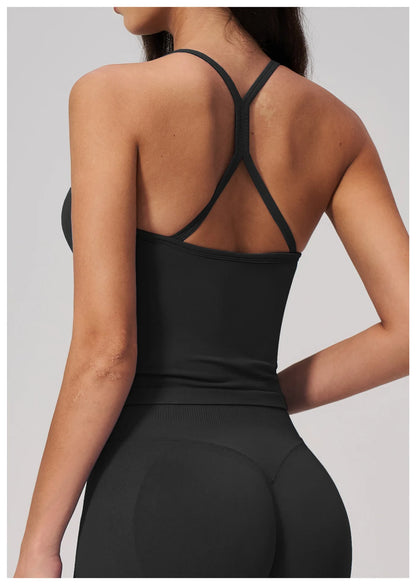 Apex Ritual – New Tight Sports Vest for Women – Seamless Yoga Bra Shockproof High Strength Sports Bra