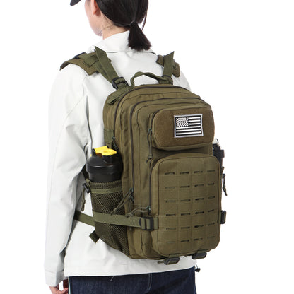 Apex Ritual – Tactical Molle Hunting Backpack 25L/50L – EDC Gym & Outdoor Hiking Rucksack with Bottle Holders