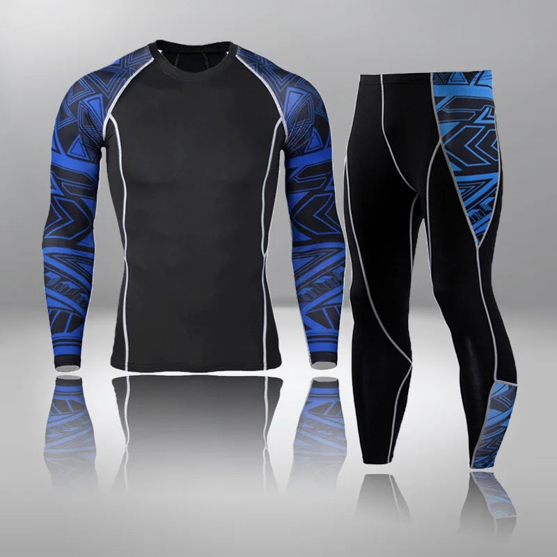 Apex Ritual – Men's Thermal Underwear Sets Compression Sport Suit – Quick Drying Long Johns