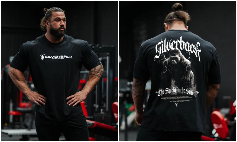 Apex Ritual – Oversized Gym T-Shirt – Loose Breathable Bodybuilding Fitness Tee