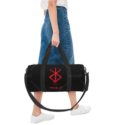 Apex Ritual – Anime Print Round Duffel Bag – Durable Outdoor Yoga Fitness & Travel Duffle Bag