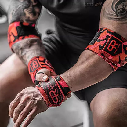 Apex Ritual – Camouflage Weightlifting Wrist Strap – Gym Fitness Wrist Wraps Band Strength Training (1 Pair)