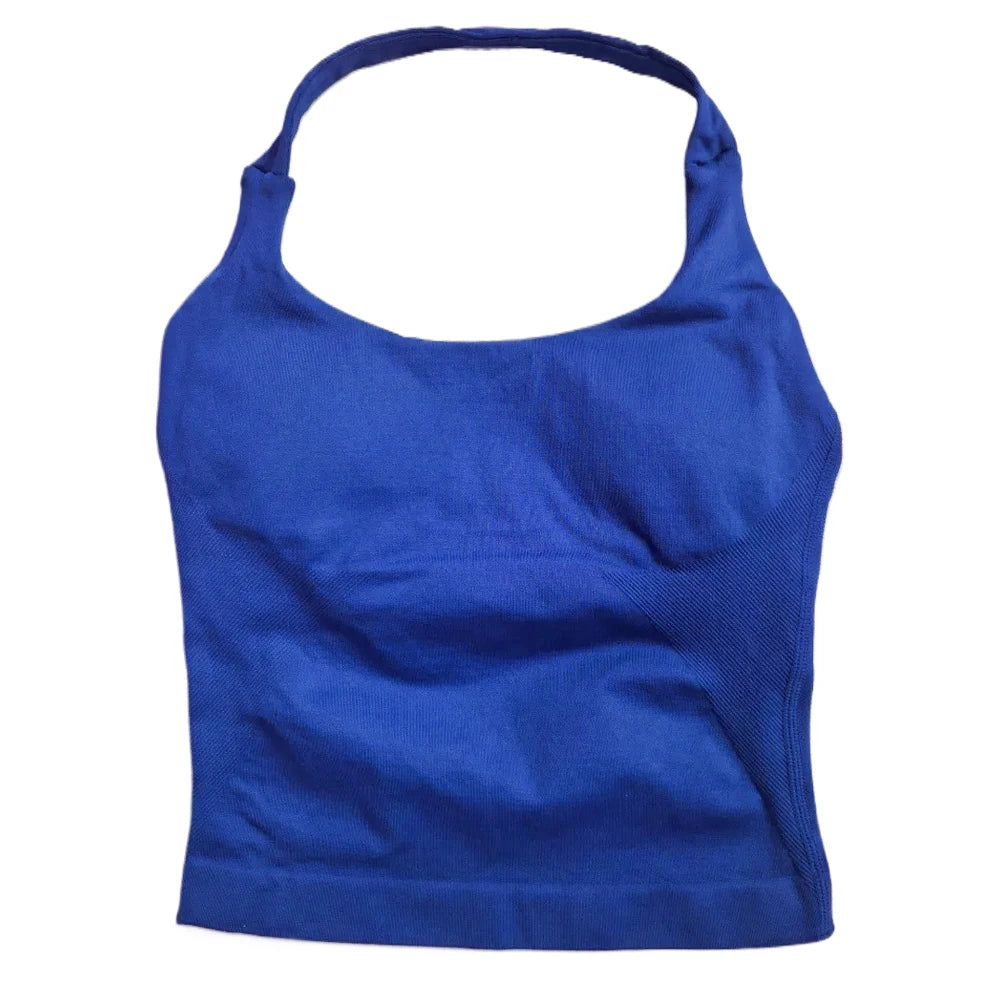 APEX RITUAL Women's Strappy Training Bra – Padded Seamless Support