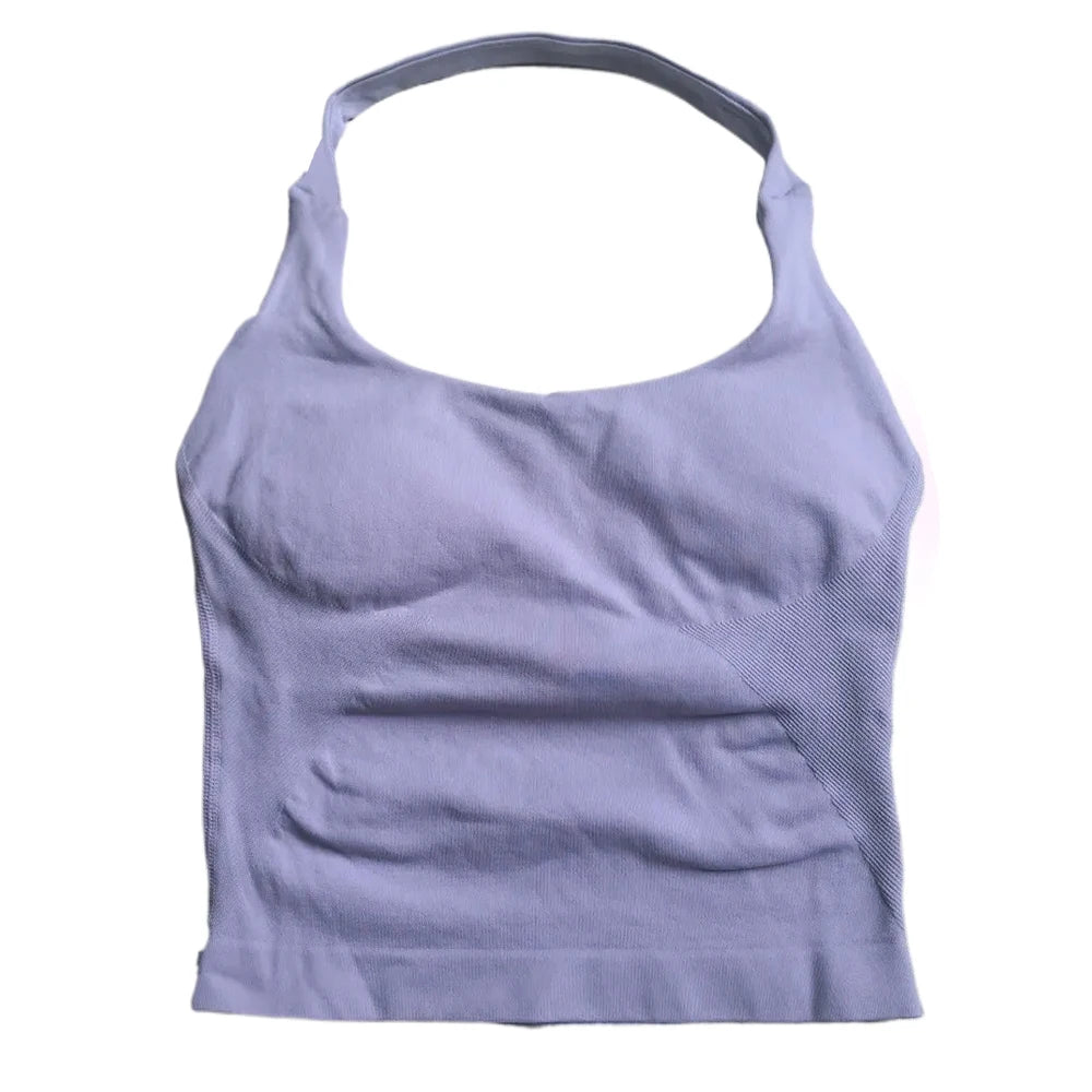 APEX RITUAL Women's Strappy Training Bra – Padded Seamless Support