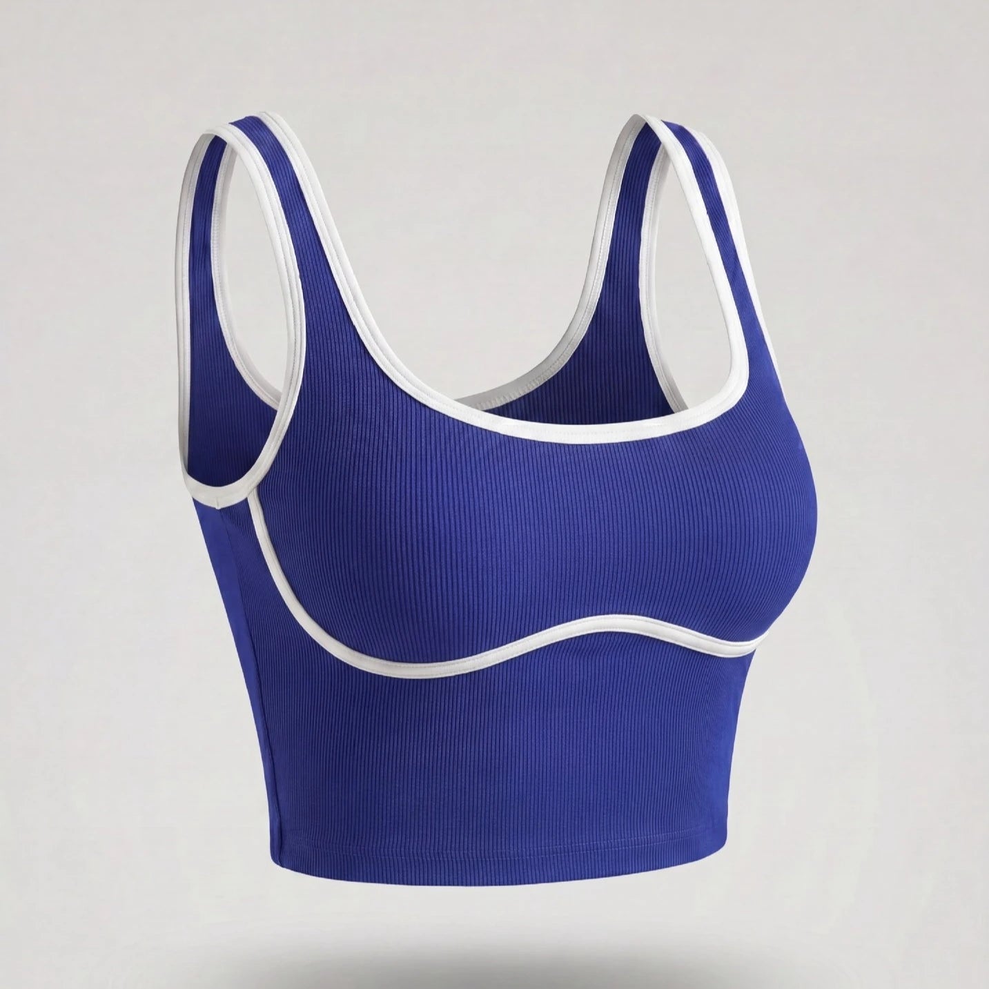 Apex Ritual – Color Blocking Sports Vest Women – No-Wire Push Up Fitness Bra