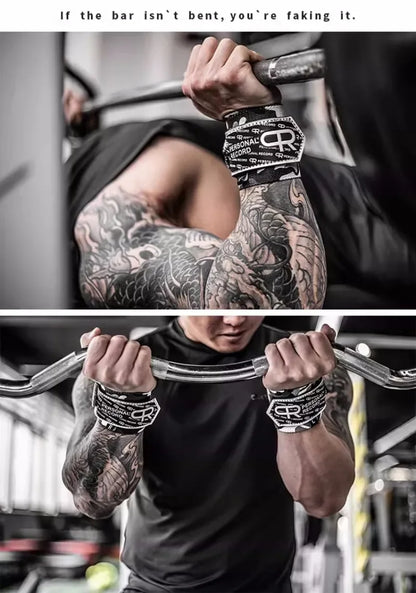 Apex Ritual – Camouflage Weightlifting Wrist Strap – Gym Fitness Wrist Wraps Band Strength Training (1 Pair)