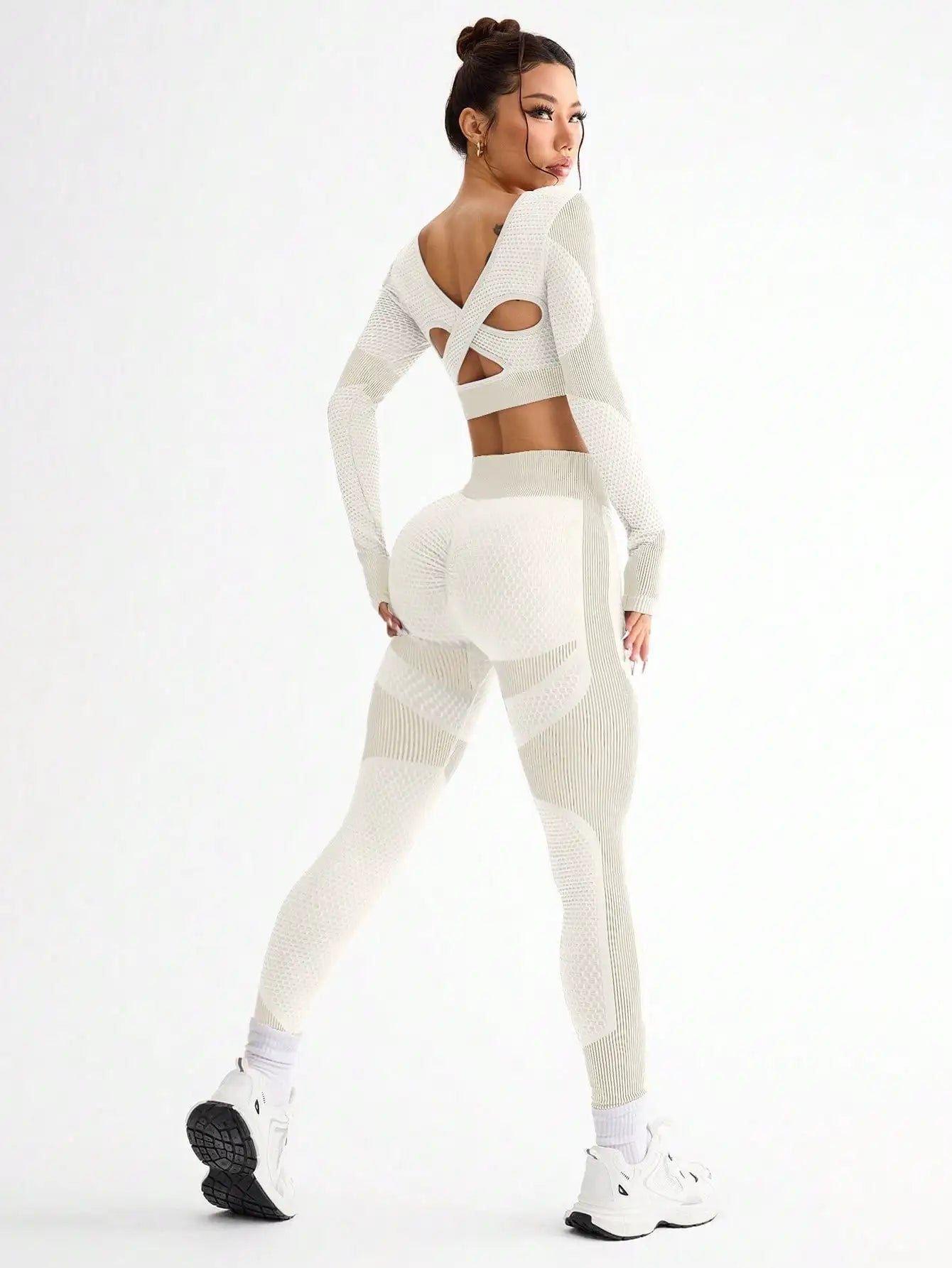Apex Ritual – Women's 2-Piece Seamless Yoga Set – Bra & Leggings