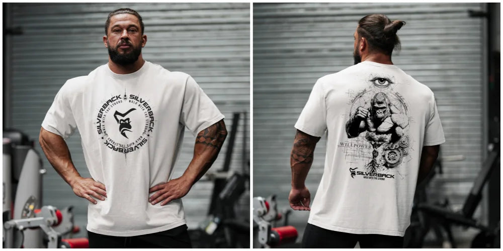 Apex Ritual Cotton Training Tee – Loose-Fit Round-Neck Gym & Sport Shirt