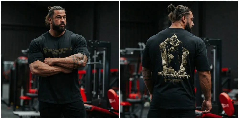 Apex Ritual – Oversized Gym T-Shirt – Loose Breathable Bodybuilding Fitness Tee