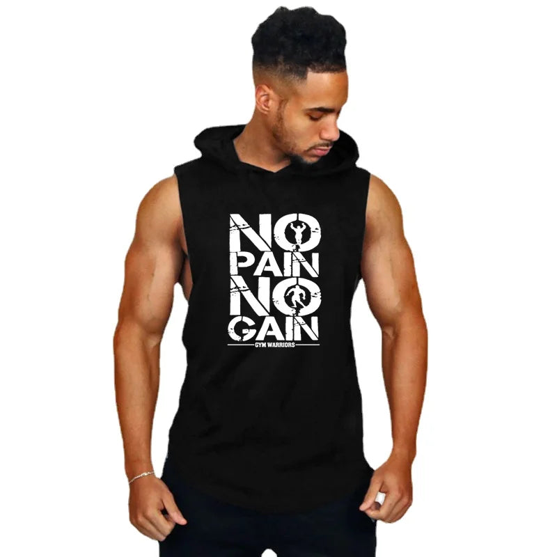 APEX RITUAL Hooded Training Cutoff – Sleeveless Performance Hoodie